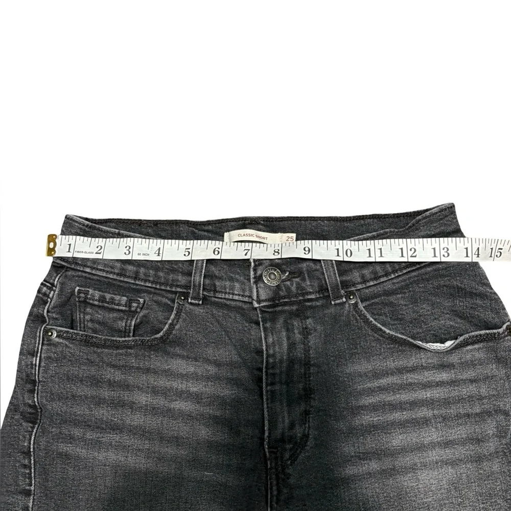 Levi's Black Jean Shorts for Women - Picture 7 of 10